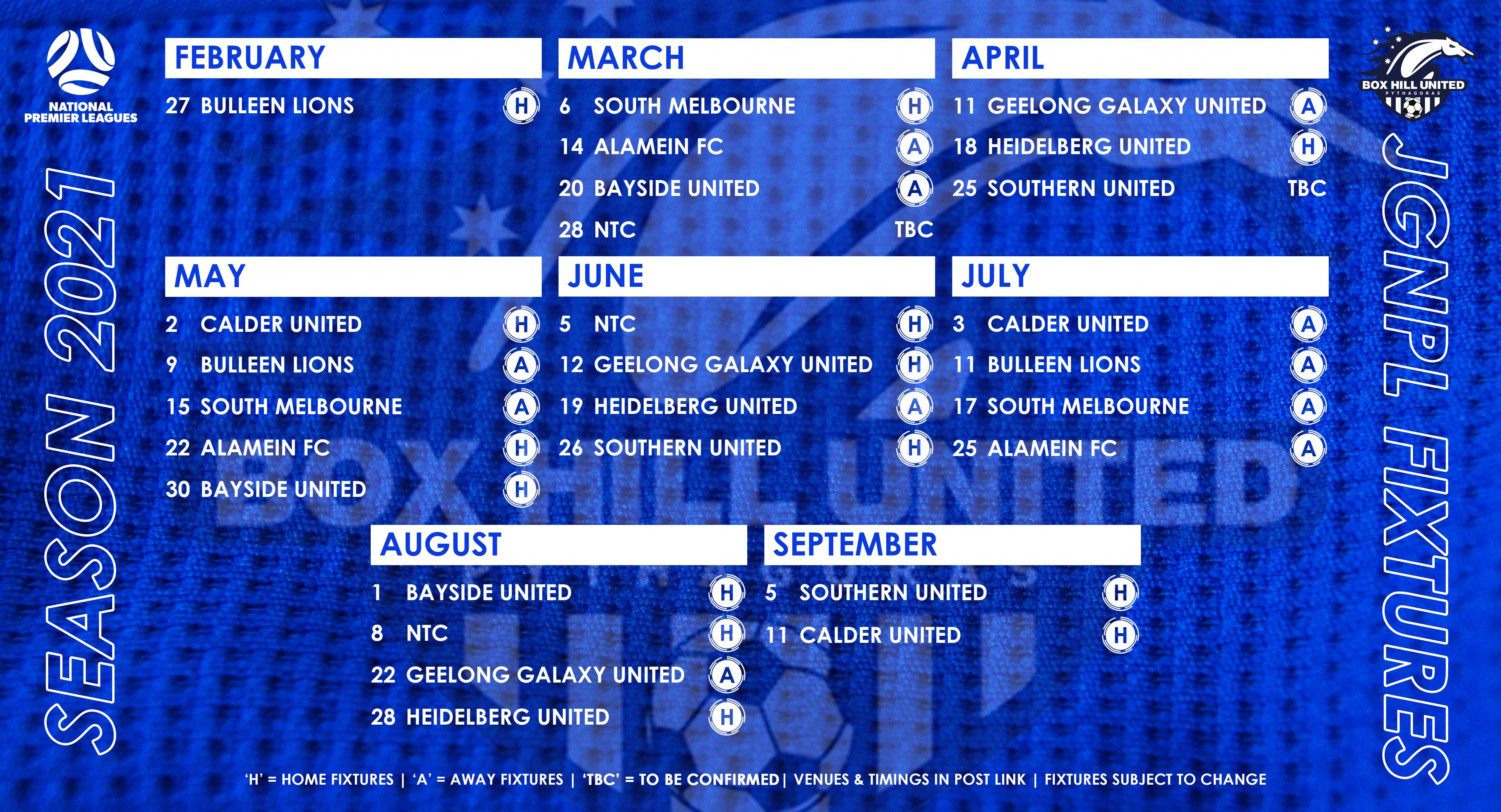Boxhill United Soccer Club Season 2021