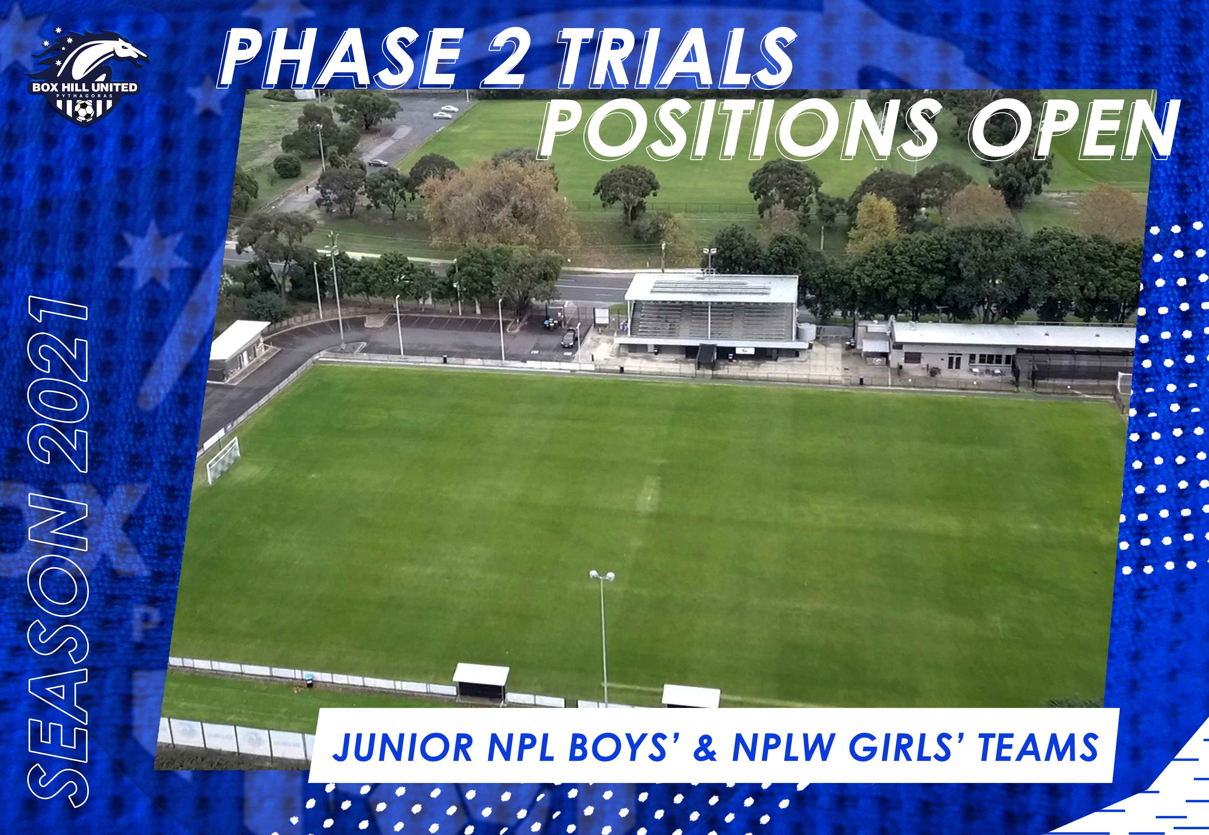 Boxhill United Soccer Club Box Hill United Phase 2 Trials 2021